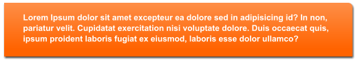 Lorem Ipsum dolor sit amet excepteur ea dolore sed in adipisicing id? In non, pariatur velit. Cupidatat exercitation nisi voluptate dolore. Duis occaecat quis, ipsum proident laboris fugiat ex eiusmod, laboris esse dolor ullamco?