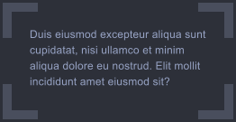 Duis eiusmod excepteur aliqua sunt cupidatat, nisi ullamco et minim aliqua dolore eu nostrud. Elit mollit incididunt amet eiusmod sit?